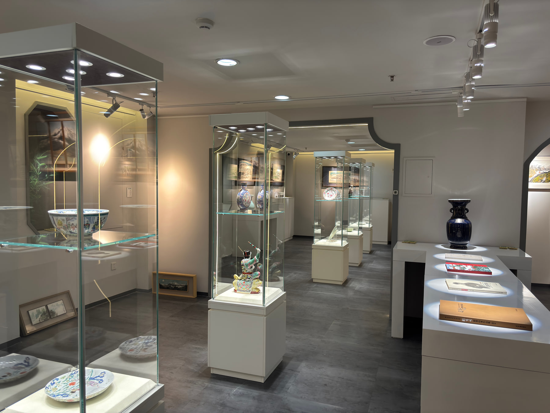 A light-filled gallery interior