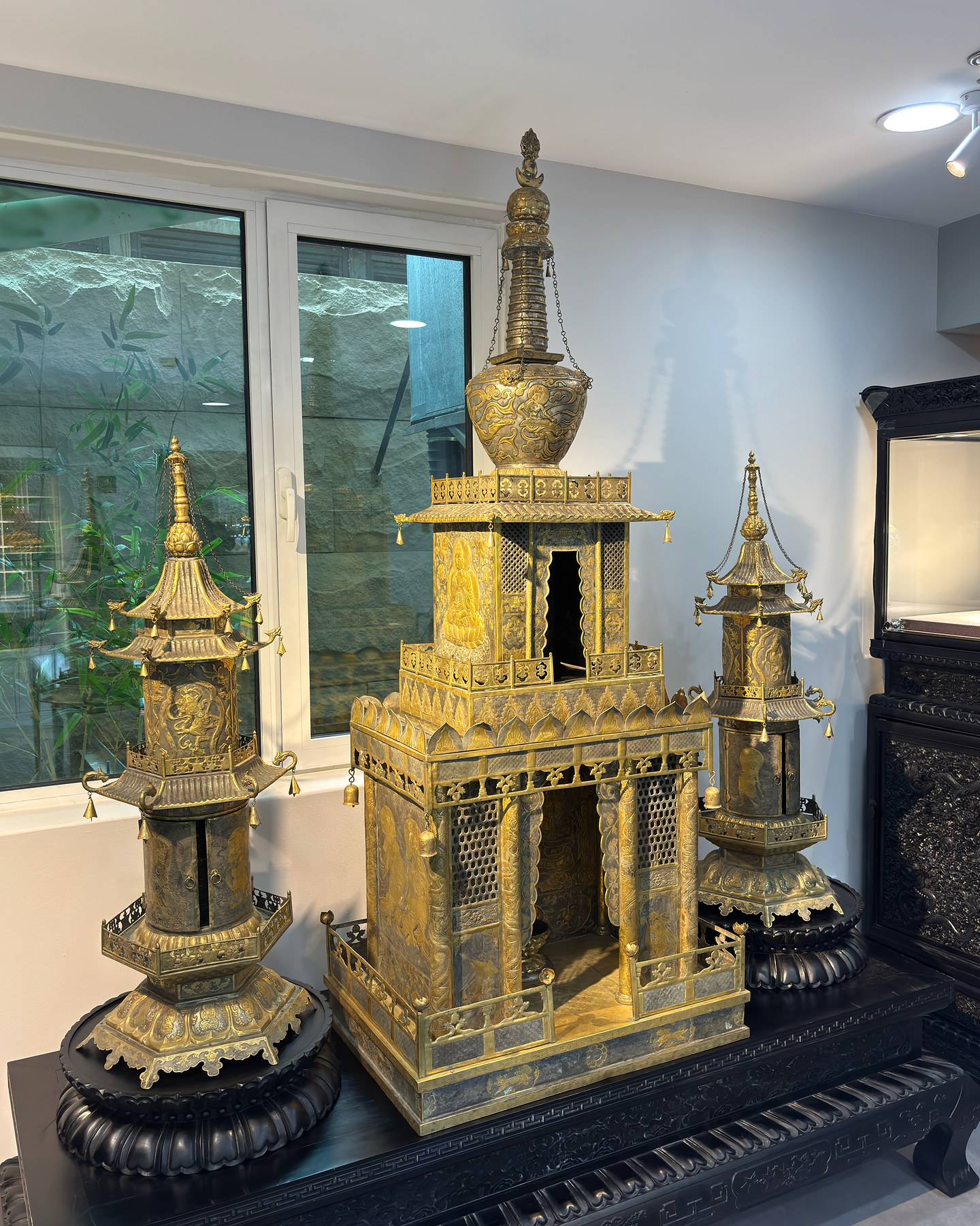 A large three-dimensional object displayed indoors