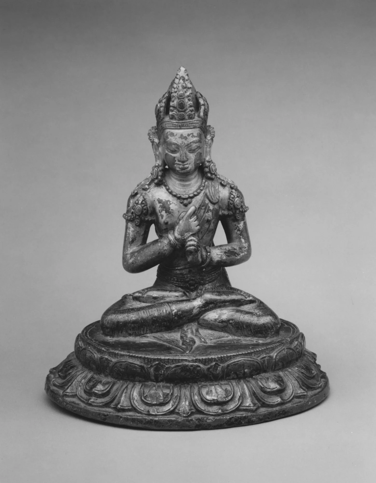 Vairochana, a three-dimensional Buddhist sculpture from Nepal